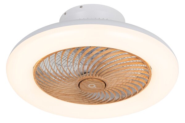 Ventilatore da soffitto in legno incl. LED con telecomando - Clima