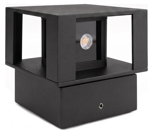 Applique da esterno LED/12W/230V IP54 nera