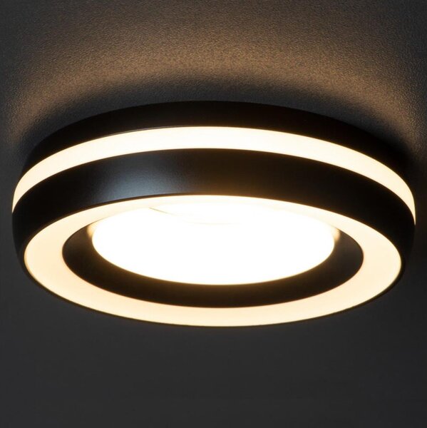 Kanlux 35284 - Faretto da incasso ELICEO GU10/10W nero