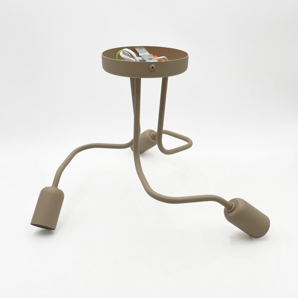 Plafoniera CHARLIE 3xE27/15W/230V beige