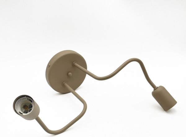 Plafoniera CHARLIE 2xE27/15W/230V beige