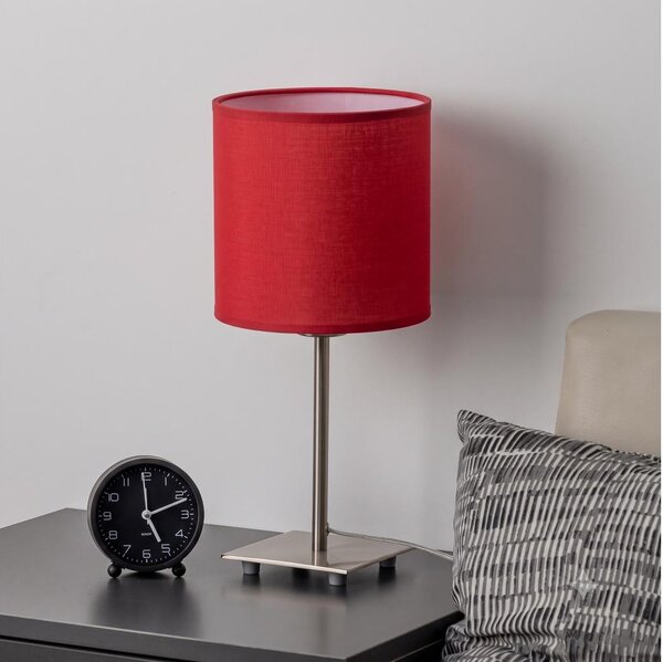 Brilagi - Lampada da tavolo LED NUBILA 1xE27/60W/230V rossa