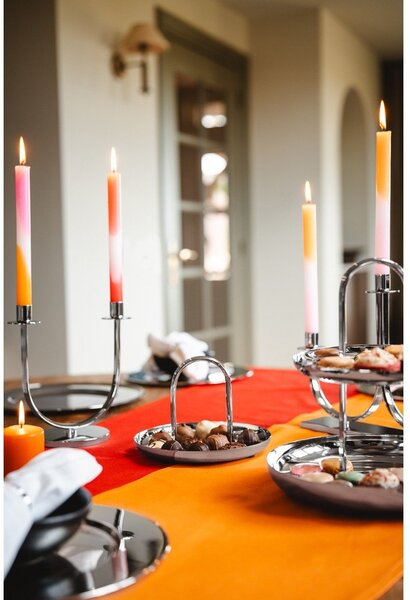 Portacandela in metallo Elana – Zilverstad