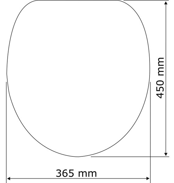 Sedile WC con chiusura Easy-Close (automatica) 36,5 x 45 cm Baltic – Wenko