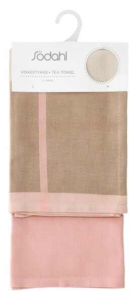 Set di strofinacci in cotone 2 pz 50x70 cm Blocks – Södahl
