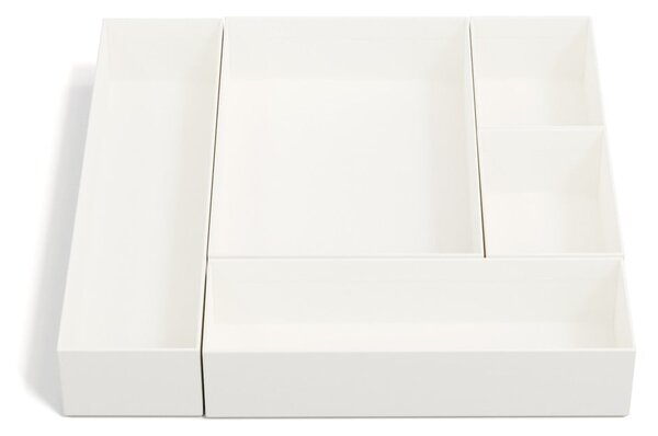 Set di organizer per cassetti in cartone 5 pz Emma Paper Laminate – Bigso