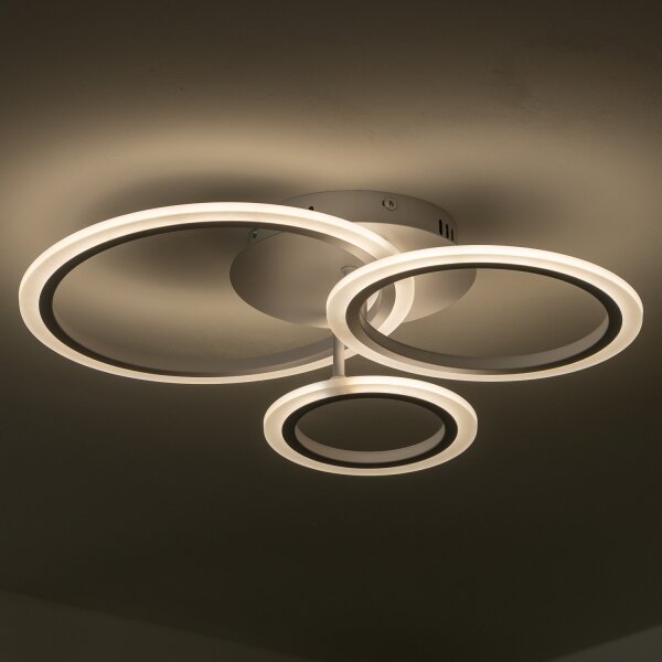 Brilagi - Lampadario a plafone LED dimmerabile ORBITS LED/40W/230V 3000-6500K bianco + +TC