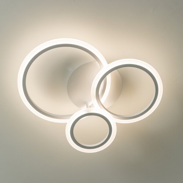 Brilagi - Lampadario a plafone LED dimmerabile ORBITS LED/40W/230V 3000-6500K bianco + +TC