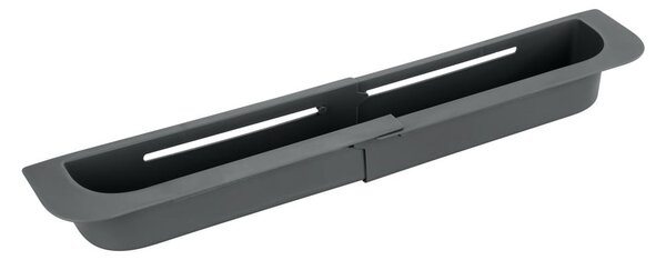 Scolapiatti allungabile per lavello grigio in plastica 49,5x8,5 cm Fino – Wenko