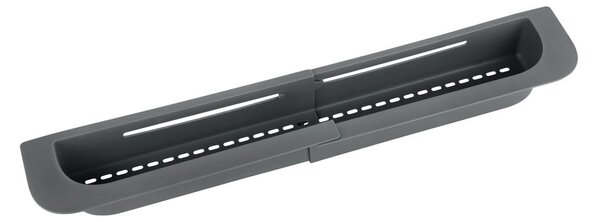 Scolapiatti allungabile per lavello grigio in plastica 49,5x8,5 cm Fino – Wenko