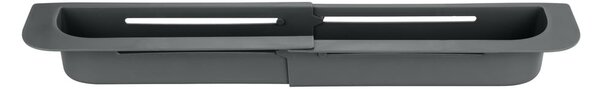Scolapiatti allungabile per lavello grigio in plastica 49,5x8,5 cm Fino – Wenko