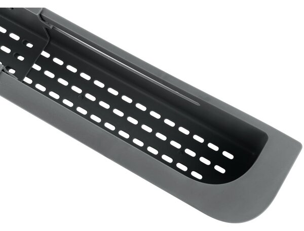 Scolapiatti allungabile per lavello grigio in plastica 49,5x8,5 cm Fino – Wenko