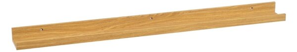 Mensola per quadri in rovere decorato in colore naturale 100 cm - Casa Selección