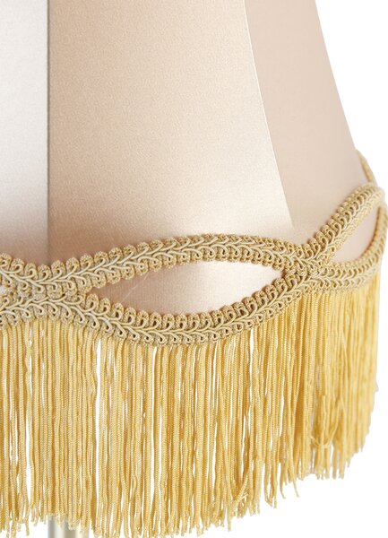 Lampada da tavolo classica in ottone con paralume Granny oro 30 cm - Simplo