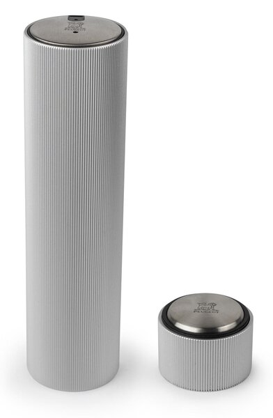 Cavatappi elettrico Peugeot Line Reverse h 21 cm per Estrazione di sughero elettrica automatica Alluminio, Grigio chiaro