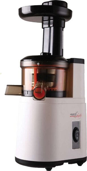 Melchioni Estrattore di succo a freddo per frutta e verdura Capacit 600 ml Potenza 120 Watt 55 Giri/min colore Bianco - 118440011 Vega
