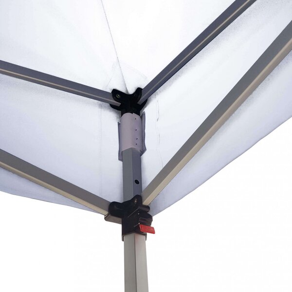 VivaGarden Gazebo Giardino 3x3 mt Pieghevole in Alluminio/PVC colore Bianco - Riva del Garda