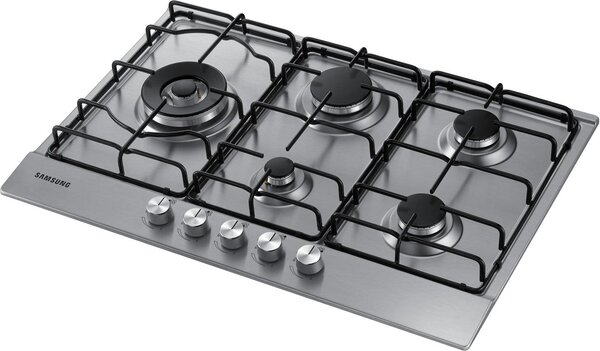 Samsung Piano Cottura a Gas 5 Fuochi 75 cm colore Inox - NA75M3130AS