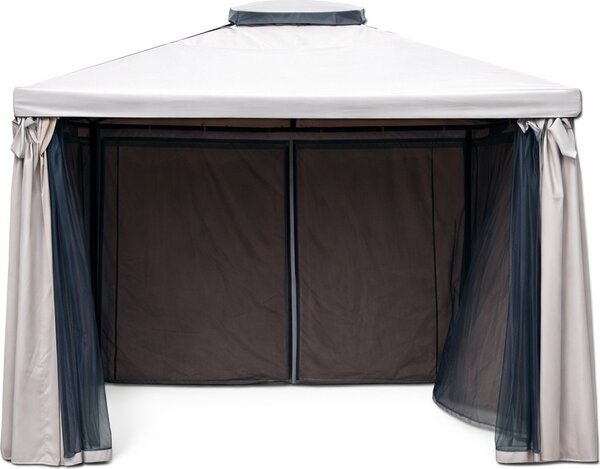 Giardini del Re Teli per Gazebo 3x4 mt Set da 4 Teli Zanzariera Moschiera per Gazebo Sahara