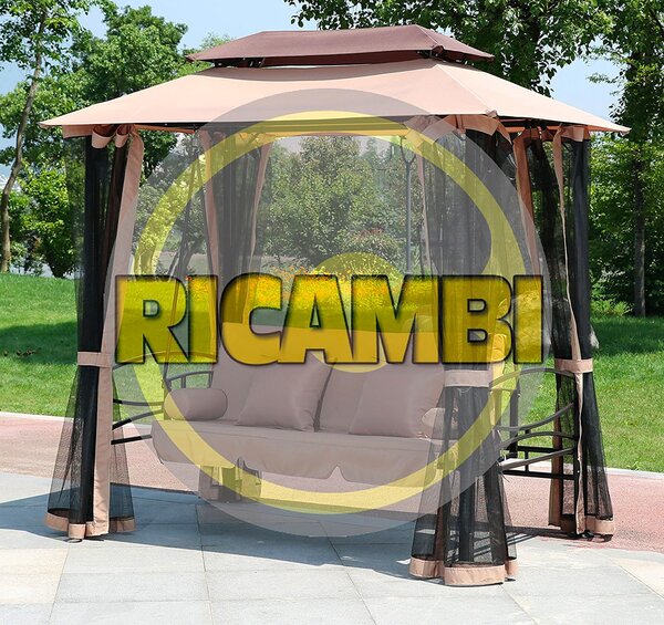 Giardini del Re Teli per Gazebo Set Teli Zanzariera Moschiera per Gazebo Harem