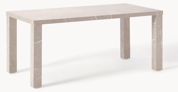 Tavolo effetto marmo Carl, 180 x 90 cm