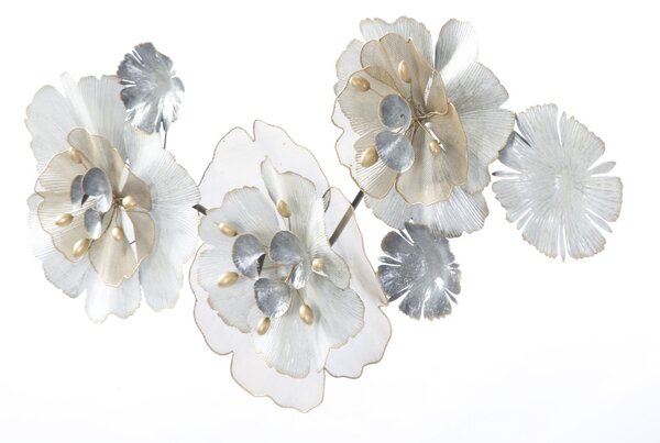 Pannello Flowery 116,5x8x58 cm in Ferro