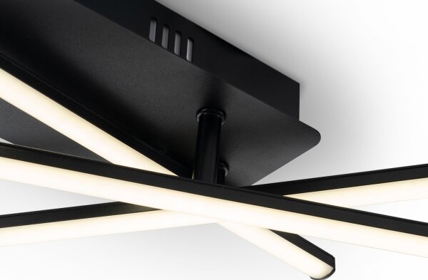 Brilagi - Plafoniera LED STRIPES LED/30W/230V nera