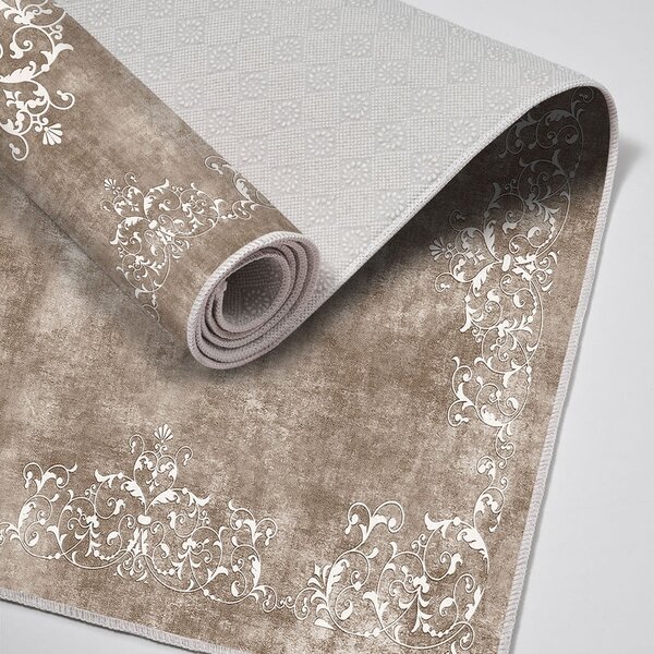 Set di tappetini per il bagno grigi/grigio tortora 2 pz 60x100 cm – Foutastic