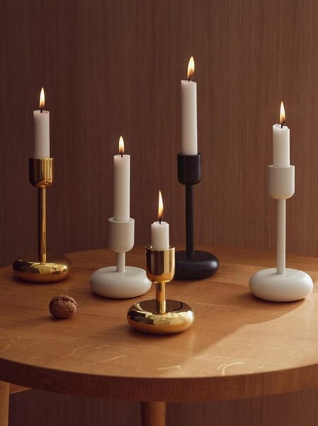 Set di 2 candelabri in ottone Nappula