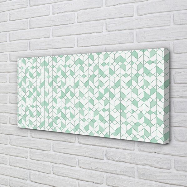 Quadro su tela Cubi 3d 100x50 cm