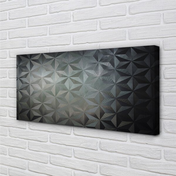 Quadro su tela Coni 3D 100x50 cm