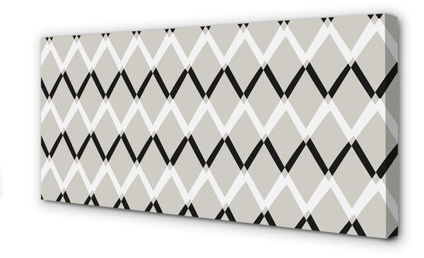 Quadro su tela Pattern di diamanti 100x50 cm