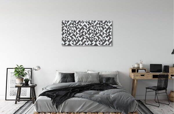 Quadro su tela Poligonali 100x50 cm