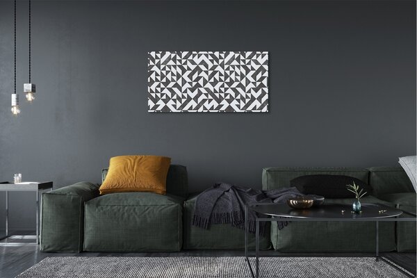 Quadro su tela Poligonali 100x50 cm