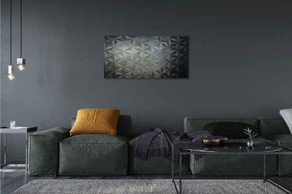 Quadro su tela Coni 3D 100x50 cm