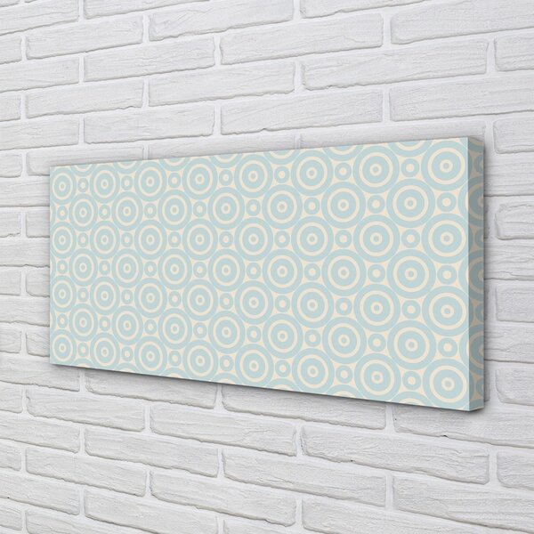 Quadro su tela Ruote geometriche 100x50 cm