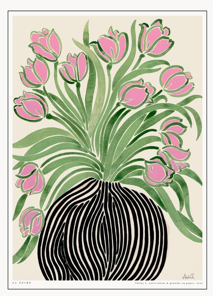 Stampa digitale incorniciata Tulips 1