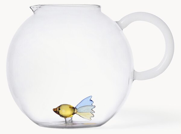 Brocca in vetro borosilicato fatta a mano Animal Farm, 2,4 L