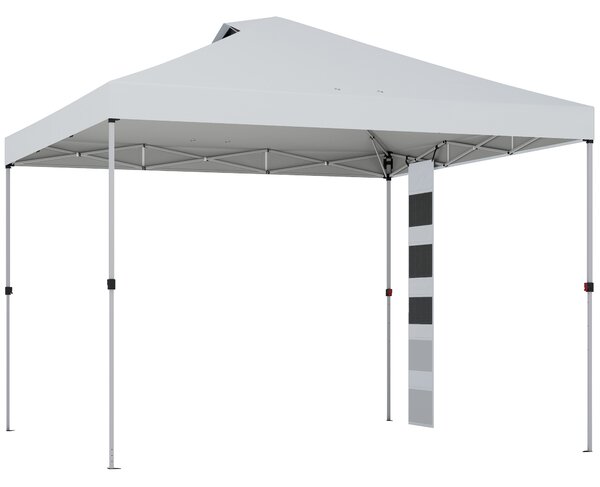 Outsunny Gazebo 3x3 m Pop Up con Tasche, UPF 50+, con Sacchi di Sabbia e Borsa con Ruote | Aosom Italy