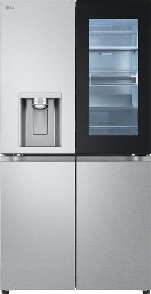 Lg Frigorifero Americano Side by Side Capacit 638 Litri Classe energetica E Raffreddamento No Frost colore Argento - GMG960MBJE.AMBQEUR InstaView