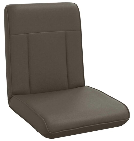 VidaXL Poltrona reclinabile Grigio Pelle finta