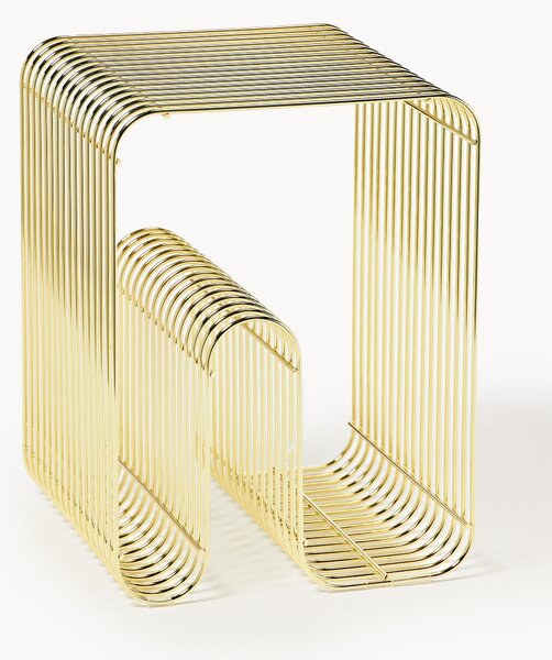 Sgabello in metallo Curva