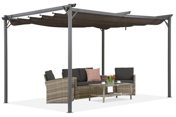 Pergola da terrazzo Brown La Palma 3x4m Garden Point