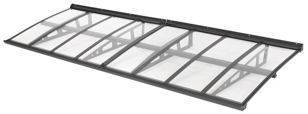 Tettoia per porta Kassel 100 x 300 cm CoverTech antracite