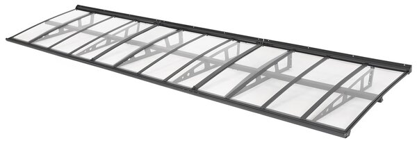 Tettoia per porta Kassel 100 x 450 cm CoverTech antracite