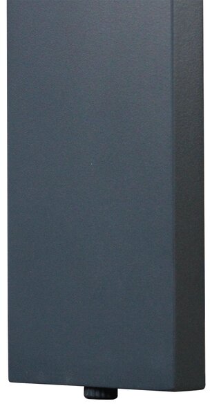 IMPACTO - tavolo allungabile in alluminio 200/250 bianco o antracite