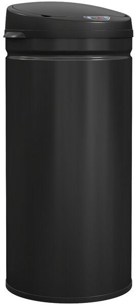 HOMCOM Bidone Sensoriale da 42 Litri con Funzione Soft-Close, bidone per rifiuti senza contatto in acciaio inossidabile per cucine igieniche | Aosom Italy