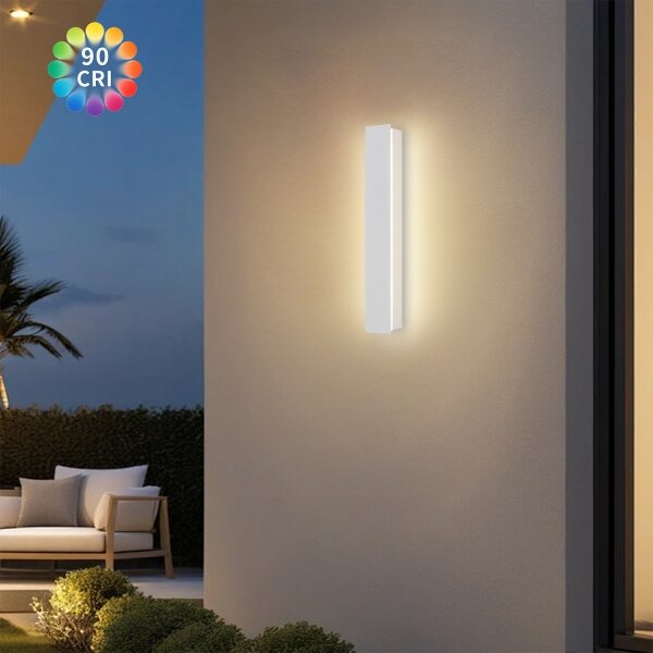 Brilagi - Applique da esterno LINEAR LED/8W/230V 3000K IP65 30 cm bianco CRI 90