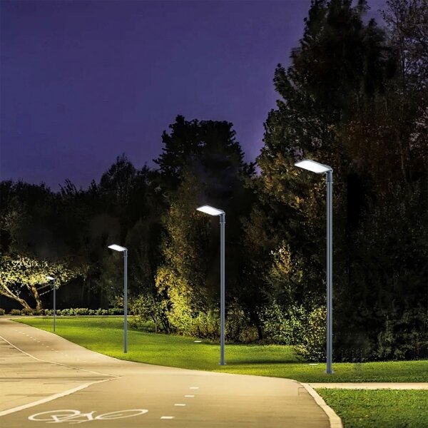 Brilagi-LED Lampada per esterni con palo e cavo da 3 m URBANLIGHT LED/200W/230V antracite IP65