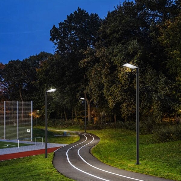 Brilagi-LED Lampada da esterno con palo e kl. 3 m URBANLIGHT LED/200W/230V nera IP65